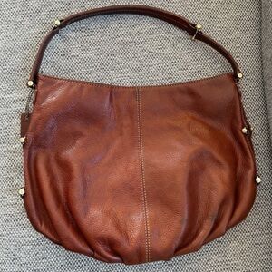 Liz Claiborne Genuine Leather Brown Hobo Bag